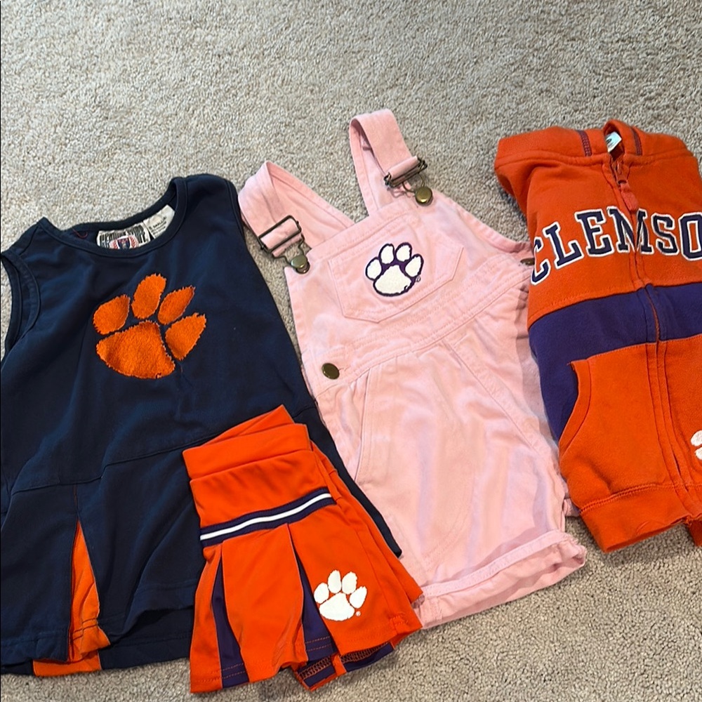 Clemson Tigers Kids Apparel Set